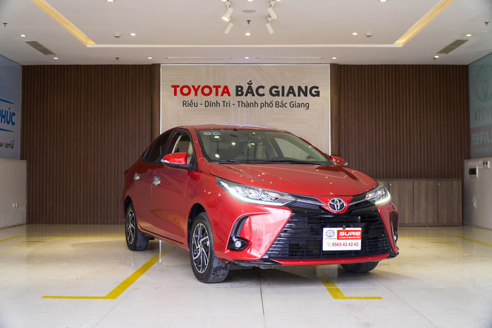 Ngoại thất xe Toyota Vios G 2021 đã qua sử dụng