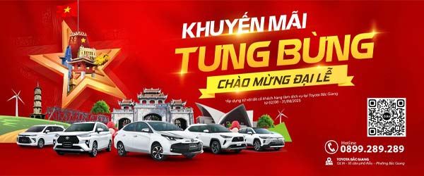 Khuyến Mãi Dịch Vụ Tháng 7 – Toyota Bắc Giang