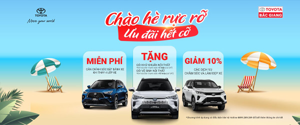 ƯU ĐÃI KHI MUA XE VIOS, VELOZ CROSS, COROLLA CROSS, AVANZA PREMIO VÀ YARIS CROSS TRONG THÁNG 05/2025