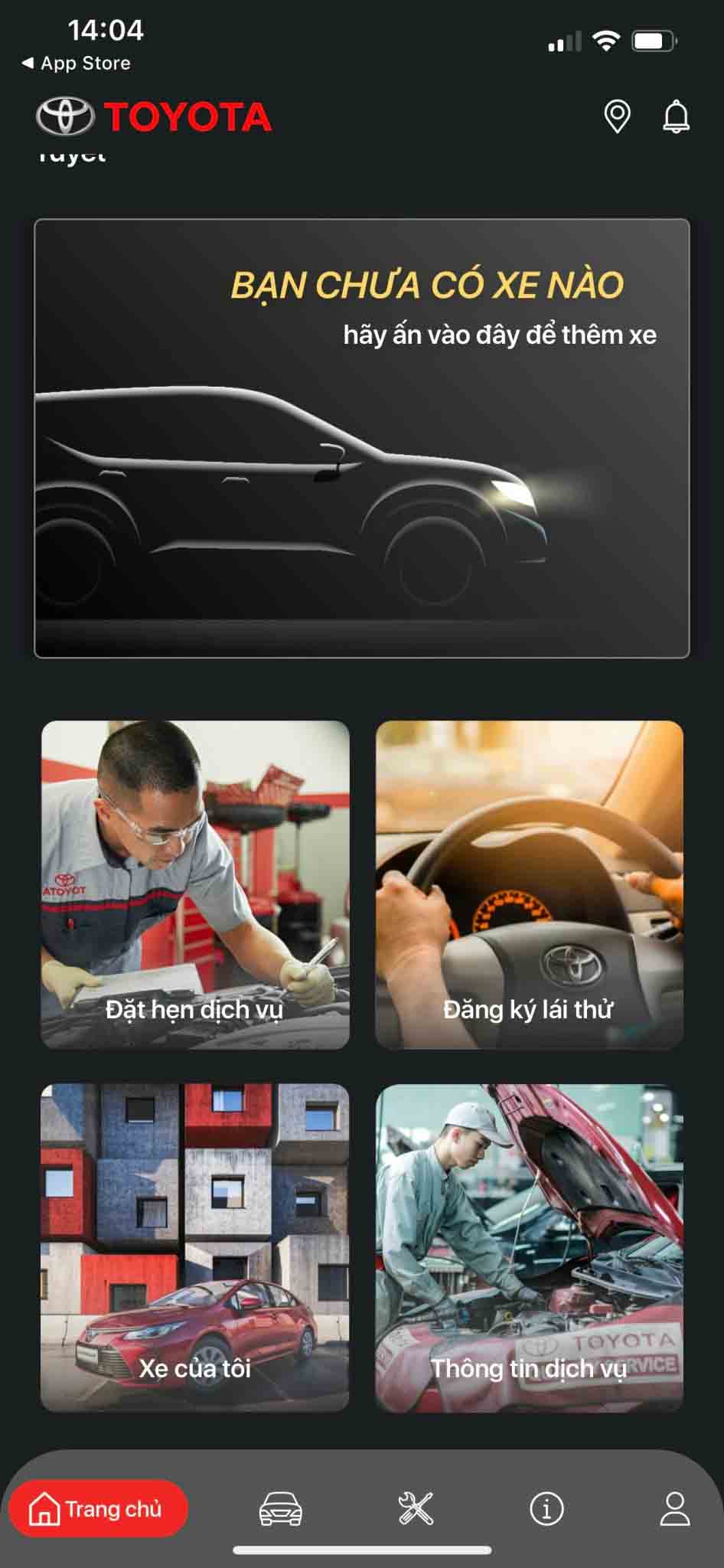 Cách cài đặt và tạo tài khoản app Toyota Việt Nam trên điện thoại đơn giản nhất