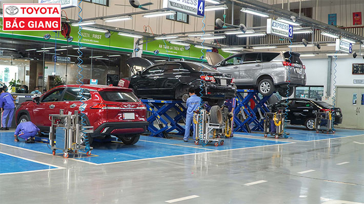 Khuyến mại khi làm dịch vụ Lốp Bridgestone tại Toyota Bắc Giang