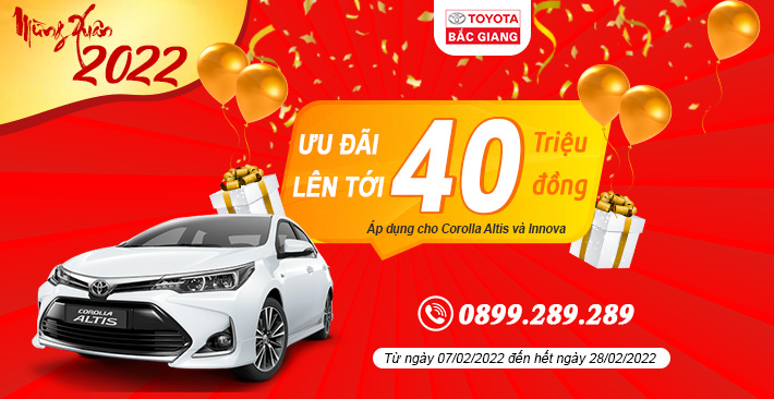 Corolla Altis, Innova nhận hỗ trợ lệ phí trước bạ lên đến 40 triệu đồng trong tháng 2/2022
