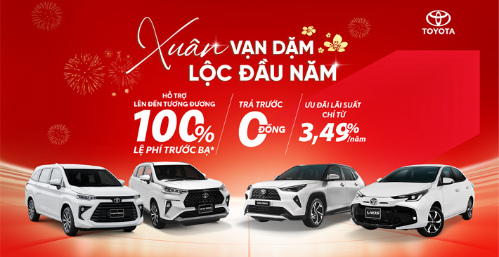 TOYOTA BẮC GIANG TRIỂN KHAI CHƯƠNG TRÌNH KHUYẾN MẠI & ƯU ĐÃI TOÀN DIỆN THÁNG 2/2026