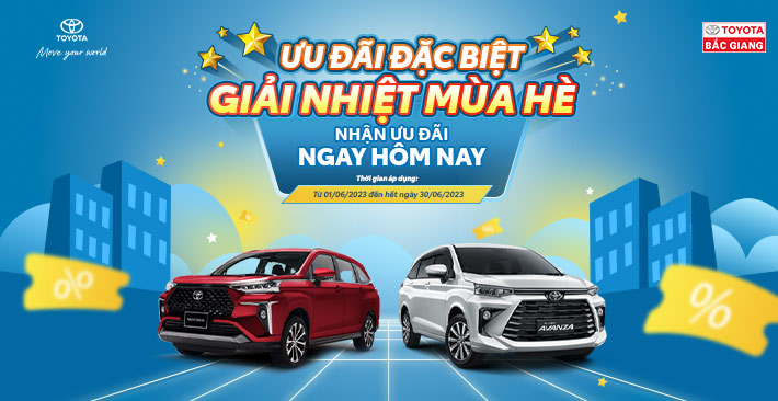 Khuyễn Mại Dịch Vụ Tháng 6 – Toyota Bắc Giang