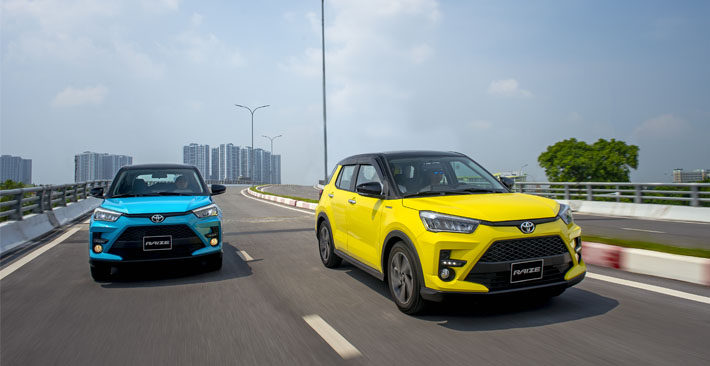 Toyota Raize về Việt Nam gồm những màu nào?