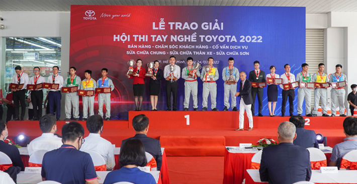 Lộ diện những thí sinh xuất sắc nhất Hội thi tay nghề Toyota 2022