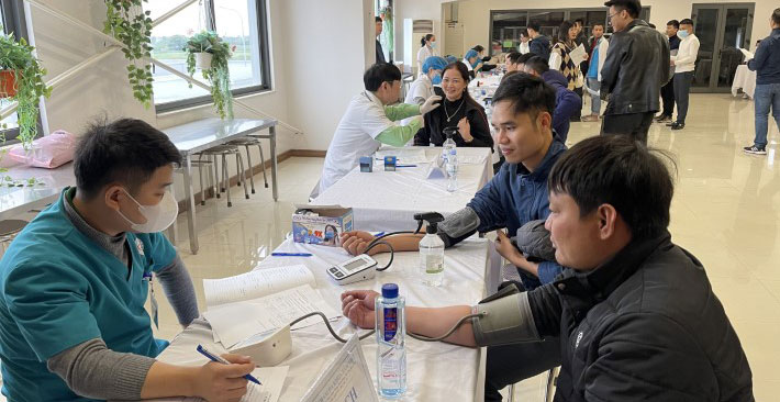 Toyota Bắc Giang tổ chức khám sức khỏe định kỳ cho cán bộ nhân viên năm 2023