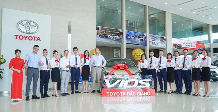 Toyota Bắc Giang đón tiếp Tổng giám đốc và Ban lãnh đạo cấp cao Toyota Việt Nam
