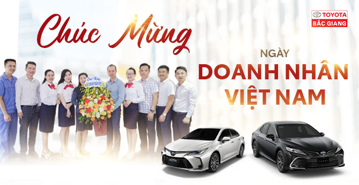 Toyota Bắc Giang chúc mừng ngày doanh nhân Việt Nam 13/10
