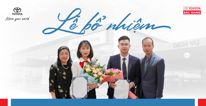 Lễ Bổ Nhiệm Trưởng Phòng Kinh Doanh – Toyota Bắc Giang
