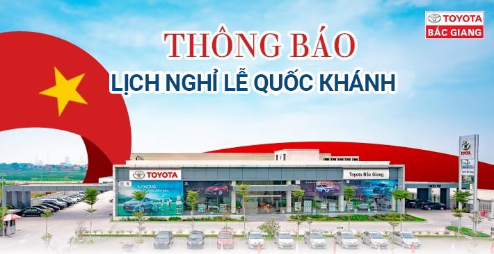 THÔNG BÁO LỊCH NGHỈ LỄ QUỐC KHÁNH 2/9