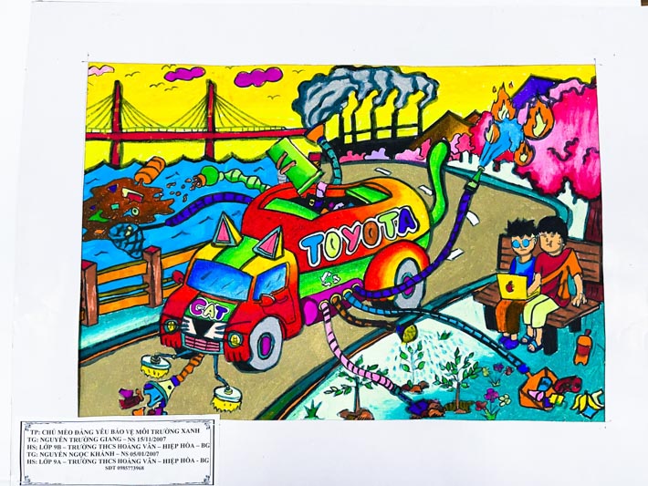 Tiền Giang đạt 02 giải Khuyến khích tại cuộc thi vẽ tranh quốc tế Chiếc ô  tô mơ ước lần thứ 10  Cổng Thông tin điện tử tỉnh Tiền Giang