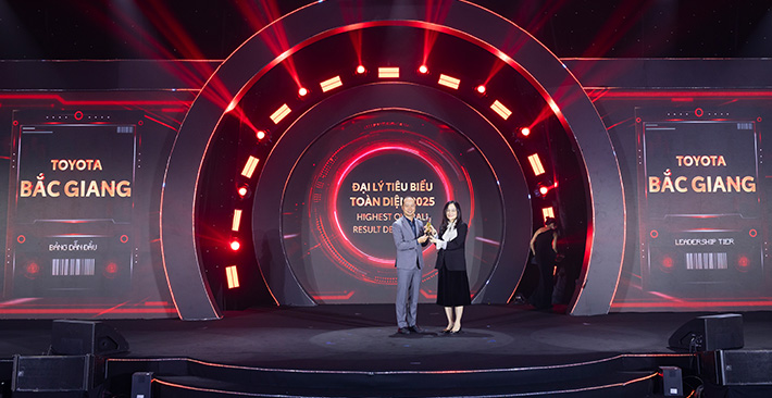 Toyota Bắc Giang khẳng định vị thế tại Hội nghị Đại lý toàn quốc Toyota 2025