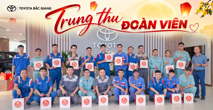 Trao gửi yêu thương – Toyota Bắc Giang trao quà Trung thu tới CBNV