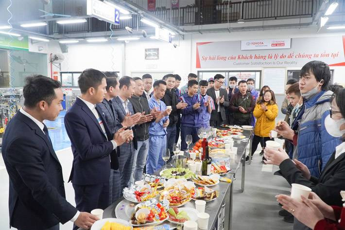 Toyota Bắc Giang tưng bừng khai xuân Nhâm Dần 2022