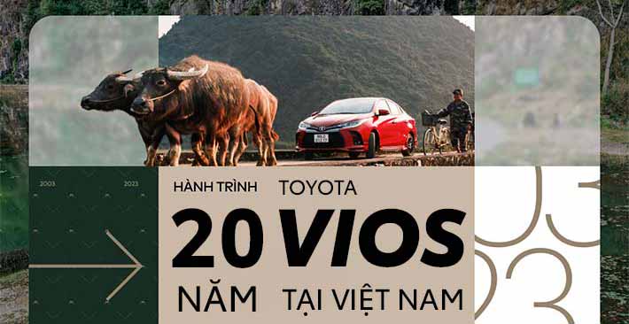 Hành trình 20 năm Toyota Vios tại Việt Nam