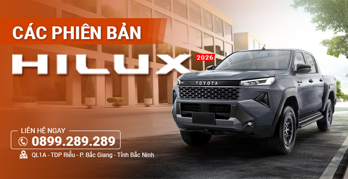 Toyota Hilux 2026 – Các phiên bản dự kiến về Việt Nam