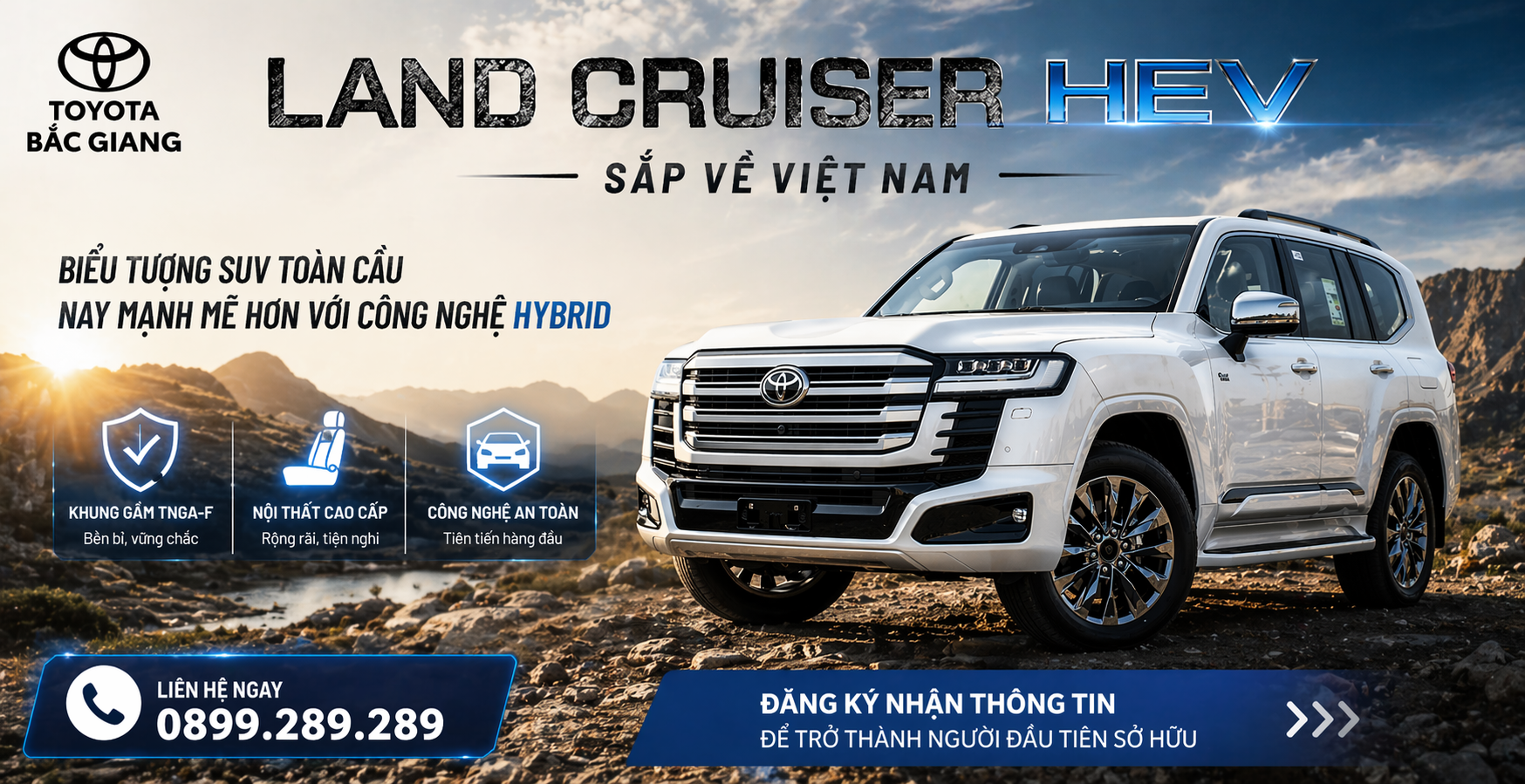 Toyota Land Cruiser mạnh mẽ hơn với công nghệ Hybrid – LC300 HEV sắp về Việt Nam