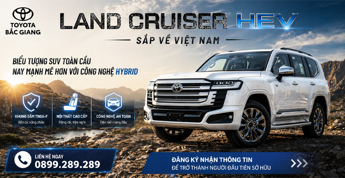 Toyota Land Cruiser mạnh mẽ hơn với công nghệ Hybrid sắp về Việt Nam