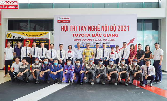 Toyota Bắc Giang tổ chức Hội thi tay nghề nội bộ năm 2021, nâng cao chất lượng đội ngũ nhân viên