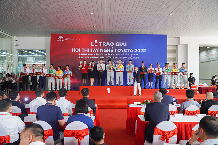 Hội thi tay nghề Toyota 2022 trao giải