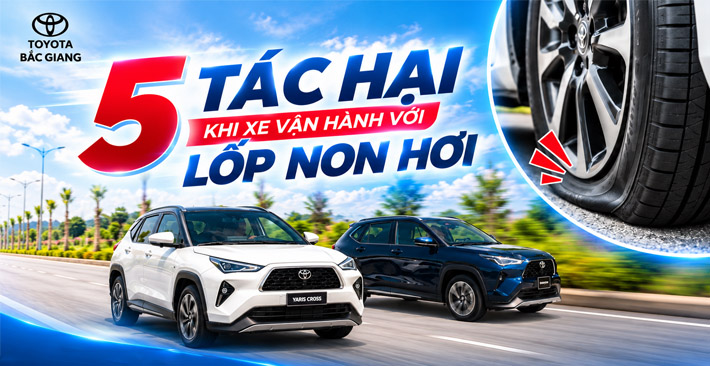 Hướng dẫn kiểm tra và bơm áp suất lốp xe Toyota đúng cách