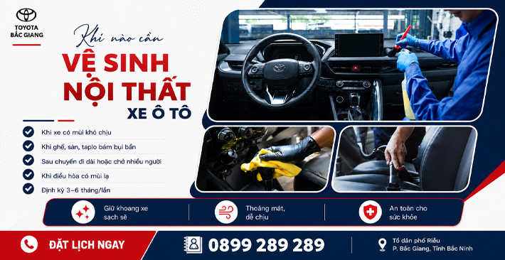 Vì sao cần vệ sinh nội thất ô tô định kỳ?