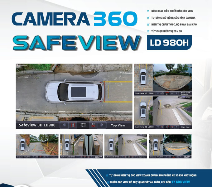Camera 360 SafeView LD980 - Camry 2.0G