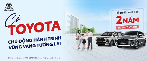 Veloz Cross & Avanza Premio ưu đãi lãi suất từ 0%/năm trong tháng 9/2026