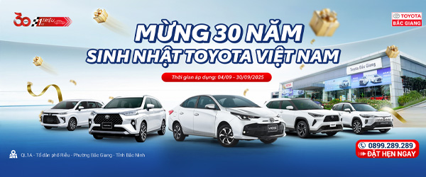 Khuyến Mãi Dịch Vụ Tháng 9 – Toyota Bắc Giang