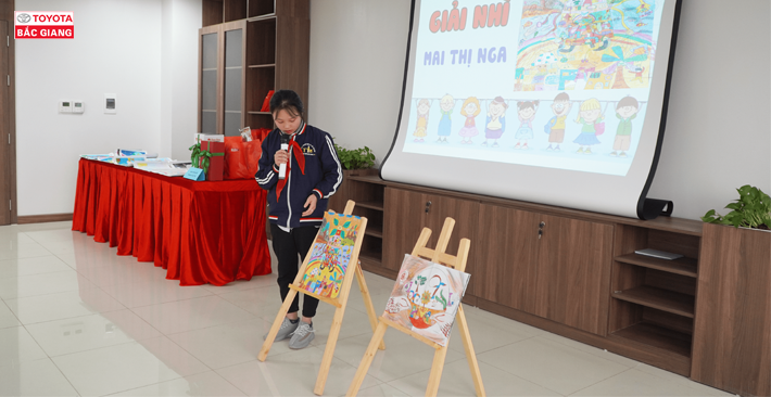 Toyota Bắc Giang tổ chức lễ trao giải cuộc thi vẽ tranh quốc tế 