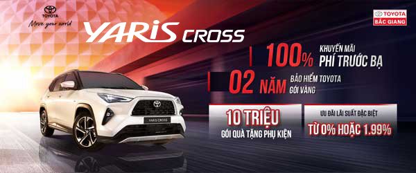 Khuyến mãi Yaris Cross Tháng 12 Năm 2023